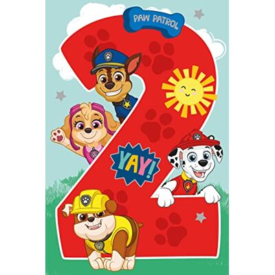 Danilo Promotions LTD Geburtstagskarte zum 2. Geburtstag, Geburtstagskarte zum 2. Geburtstag, Paw Patrol Geburtstagskarte, offizielle Paw Patrol Karte Danilo Promotions LTD Geburtstagskarte zum 2. Geburtstag, Geburtstagskarte zum 2. Geburtstag, Paw Patrol Geburtstagskarte, offizielle Paw Patrol Karte