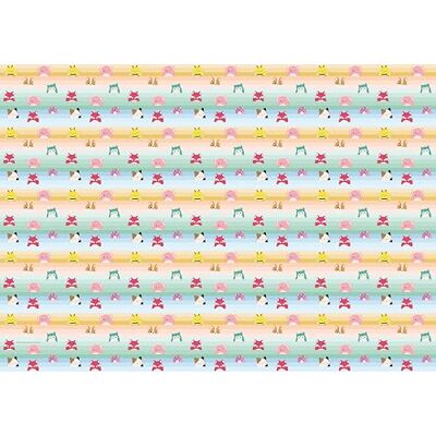Danilo Promotions LTD Squishallows Geschenkpapier, 2 Bögen, 2 Geschenkanhänger, Geburtstagsgeschenkpapier Danilo Promotions LTD Squishallows Geschenkpapier, 2 Bögen, 2 Geschenkanhänger, Geburtstagsgeschenkpapier