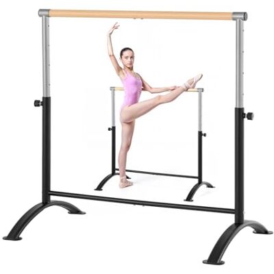 VEVOR Ballettstange Tanzstange freistehende Ballettstange, höhenverstellbare (5-stufig / 715-1115 mm) Stretchstange aus Kohlenstoffstahl für Ballett, Gleichgewichtstraining, Entspannungsübungen VEVOR Ballettstange Tanzstange freistehende Ballettstange, höhenverstellbare (5-stufig / 715-1115 mm) Stretchstange aus Kohlenstoffstahl für Ballett, Gleichgewichtstraining, Entspannungsübungen