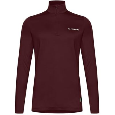 VAUDE Damen dünner Fleecepullover Livigno Halfzip II, angenehm warm, schnelltrocknend, atmungsaktiv, Passform: Slim fit, Dark Oak, 38 VAUDE Damen dünner Fleecepullover Livigno Halfzip II, angenehm warm, schnelltrocknend, atmungsaktiv, Passform: Slim fit, Dark Oak, 38