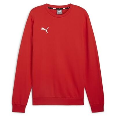 Puma Herren Teamgoal Casuals Sweatshirt Mit Rundhalsausschnitt Strickpullover, Red- White, XL EU Puma Herren Teamgoal Casuals Sweatshirt Mit Rundhalsausschnitt Strickpullover, Red- White, XL EU
