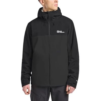 Jack Wolfskin Herren Weiltal 2l Jkt M, Phantom, S EU Jack Wolfskin Herren Weiltal 2l Jkt M, Phantom, S EU