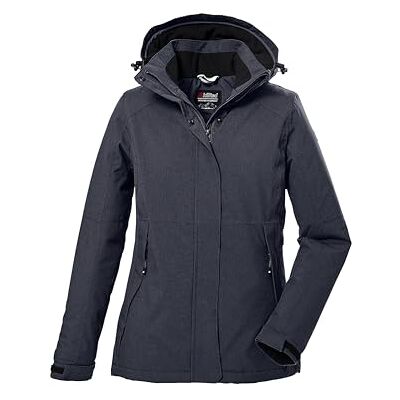 Killtec Damen Funktionsjacke/Outdoorjacke mit abzippbarer Kapuze KOW 37 WMN JCKT, nachtblau, 40, 39702-000 Killtec Damen Funktionsjacke/Outdoorjacke mit abzippbarer Kapuze KOW 37 WMN JCKT, nachtblau, 40, 39702-000