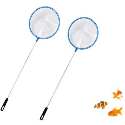 PARENCE .- Set mit 2 feinmaschigen Aquarienkeschern – ideal zum Fischen und Reinigen Gesamtlänge 36cm Durchmesser 11,5cm 2 Stück PARENCE .- Set mit 2 feinmaschigen Aquarienkeschern – ideal zum Fischen und Reinigen Gesamtlänge 36cm Durchmesser 11,5cm 2 Stück