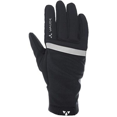 VAUDE Handschuh Hanko Gloves II, Winddicht, atmungsaktiv, warm und elastisch, Black Uni, 7 VAUDE Handschuh Hanko Gloves II, Winddicht, atmungsaktiv, warm und elastisch, Black Uni, 7