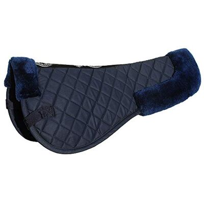 Rhinegold Baumwolle Reitsattel Pad Luxus Reitsport Baumwolle Pad Sattel mit Kunstfell, Besäumten Kanten & Gurt Ersatzriemen Pferdeausrüstung Numnahs für Pferde & Ponys Rhinegold Baumwolle Reitsattel Pad Luxus Reitsport Baumwolle Pad Sattel mit Kunstfell, Besäumten Kanten & Gurt Ersatzriemen Pferdeausrüstung Numnahs für Pferde & Ponys
