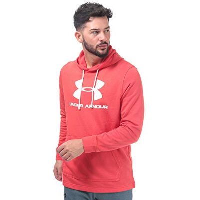 Under Armour Herren Oberteil Sportstyle Terry Logo Hoodie, Rot, M, 1348520-646 Under Armour Herren Oberteil Sportstyle Terry Logo Hoodie, Rot, M, 1348520-646