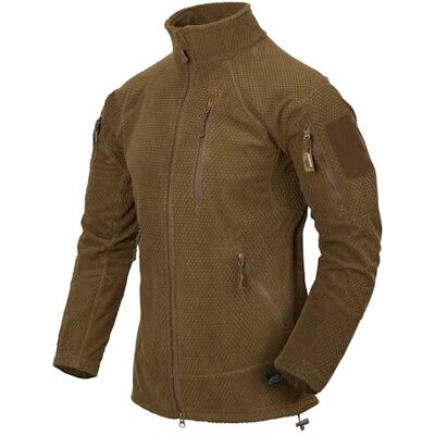 Helikon-Tex Boys Coyote Alpha Tactical-Grid Fleece-Jacke, L/Regular, BL-ALT-FG-11-B05 Helikon-Tex Boys Coyote Alpha Tactical-Grid Fleece-Jacke, L/Regular, BL-ALT-FG-11-B05