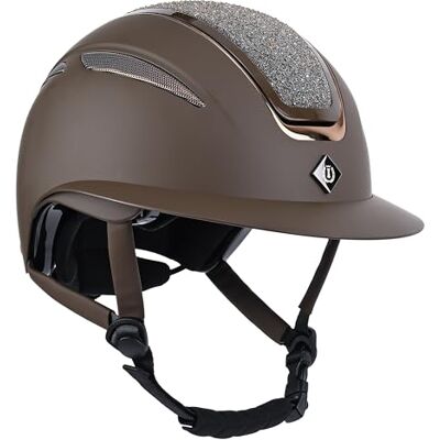 Imperial Riding Reithelm IRH Olania Deluxe Big Visor, Reithelm mit großem Visier, Braun, S Imperial Riding Reithelm IRH Olania Deluxe Big Visor, Reithelm mit großem Visier, Braun, S