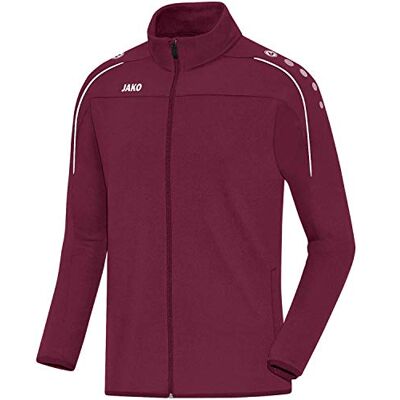 JAKO Herren Trainingsjacke Classico, Maroon, XL JAKO Herren Trainingsjacke Classico, Maroon, XL