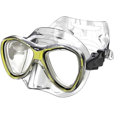 SEAC Capri, Silikon Tauchmaske, ideal zum Schnorcheln, gelb, normal SEAC Capri, Silikon Tauchmaske, ideal zum Schnorcheln, gelb, normal