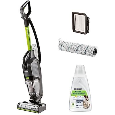 Bissell CrossWave HydroSteam PET, Nass Trockensauger mit Kabel, Saugt, Wischt & Trocknet, Nasssauger mit Dampf Modus, Hoher Leistung Dampfreiniger, Ideal für Haustiere, Mehrflächenreinigung, 3517N Bissell CrossWave HydroSteam PET, Nass Trockensauger mit Kabel, Saugt, Wischt & Trocknet, Nasssauger mit Dampf Modus, Hoher Leistung Dampfreiniger, Ideal für Haustiere, Mehrflächenreinigung, 3517N