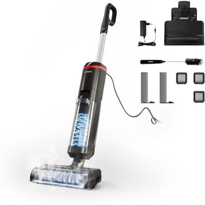 Polti Rollysteam WD20 WDEU0004, Bodenwischer mit Dampffunktion, Schwarz Polti Rollysteam WD20 WDEU0004, Bodenwischer mit Dampffunktion, Schwarz