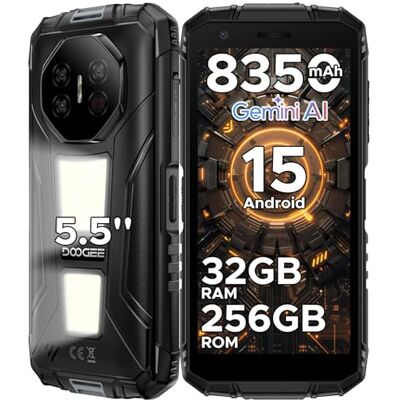 DOOGEE Fire 3 Max Android 15 Outdoor Handy Ohne Vertrag 256GB+32GB 8350mAh 1200LM Campingleuchten Outdoor Smartphone 5.5" IPS HD+ Display 48MP+8MP Widevine L1 Support/ IP68/ GPS/Fingerabdruck/NFC/OTG DOOGEE Fire 3 Max Android 15 Outdoor Handy Ohne Vertrag 256GB+32GB 8350mAh 1200LM Campingleuchten Outdoor Smartphone 5.5" IPS HD+ Display 48MP+8MP Widevine L1 Support/ IP68/ GPS/Fingerabdruck/NFC/OTG