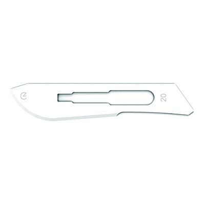 GIMA Sterile Einwegklinge, aus Kohlenstoffstahl, Nr. 15 c, 100-er Pack, 27004 GIMA Sterile Einwegklinge, aus Kohlenstoffstahl, Nr. 15 c, 100-er Pack, 27004