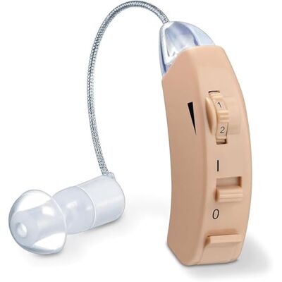 Beurer HA 50 Hörgeräuschverstärker, Rauscharme Wiedergabe und Verstärkung aller Geräusche, ergonomische Passform und drei Aufsätze für den Gehörgang Beurer HA 50 Hörgeräuschverstärker, Rauscharme Wiedergabe und Verstärkung aller Geräusche, ergonomische Passform und drei Aufsätze für den Gehörgang