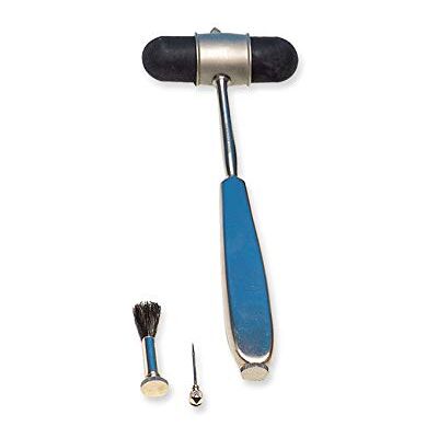 GIMA Latex-freier Neurohammer, Dejerine Classic, mit Edelstahlgriff, Nadel und Agesimeter, 31254 GIMA Latex-freier Neurohammer, Dejerine Classic, mit Edelstahlgriff, Nadel und Agesimeter, 31254