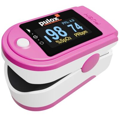 PULOX PO-200 Solo Pulsoximeter Pink zur Messung von SpO2, Puls und PI Mit Präzisionsindikator zur zuverlässigen Kontrolle von Sauerstoffsättigung, Herzfrequenz und Perfusionsindex PULOX PO-200 Solo Pulsoximeter Pink zur Messung von SpO2, Puls und PI Mit Präzisionsindikator zur zuverlässigen Kontrolle von Sauerstoffsättigung, Herzfrequenz und Perfusionsindex