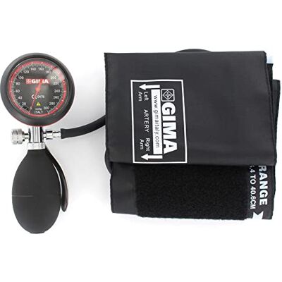 GIMA London Blut Druck Messgerät, Professional Blutdruckmessgerät, schwarz Manschette GIMA London Blut Druck Messgerät, Professional Blutdruckmessgerät, schwarz Manschette