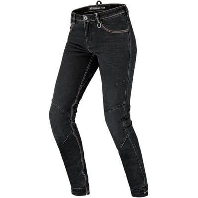 SHIMA DEVON Motorradjeans Belüftete Elastische Slim Fit Biker Motorradhose mit FiberQL-Verstärkungen, Knie- und Hüftprotektoren (Schwarz, 26) SHIMA DEVON Motorradjeans Belüftete Elastische Slim Fit Biker Motorradhose mit FiberQL-Verstärkungen, Knie- und Hüftprotektoren (Schwarz, 26)