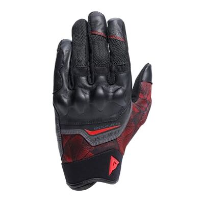 Dainese Herren Ermex Handschuhe Sommer-Motorradhandschuhe, atmungsaktiv, mit Mesh-Einsätzen, starre Knöchelprotektoren, Lederverstärkungen, Touchscreen Dainese Herren Ermex Handschuhe Sommer-Motorradhandschuhe, atmungsaktiv, mit Mesh-Einsätzen, starre Knöchelprotektoren, Lederverstärkungen, Touchscreen