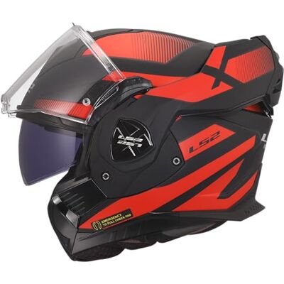 LS2 , Modularer Motorradhelm ADVANT X NOVA Black Red, L LS2 , Modularer Motorradhelm ADVANT X NOVA Black Red, L