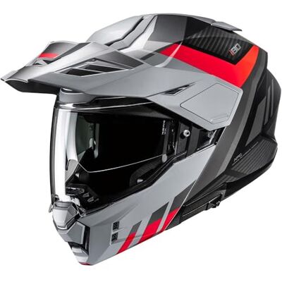 HJC , Modularer Motorradhelm i80 IMES Silver Red Black MC1SF, XL HJC , Modularer Motorradhelm i80 IMES Silver Red Black MC1SF, XL