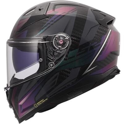 LS2 , Integraler Motorradhelm VECTOR II CARBON SAVAGE Chameleon, 4XL LS2 , Integraler Motorradhelm VECTOR II CARBON SAVAGE Chameleon, 4XL
