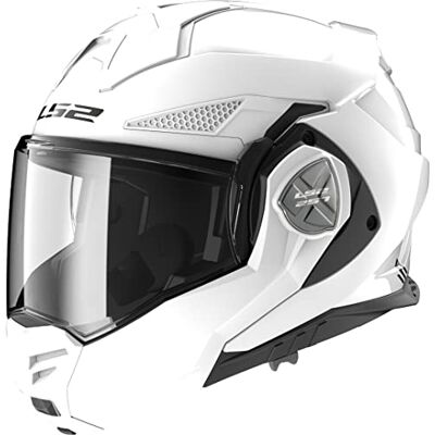 LS2 , klapphelme motorrad ADVANT X solid white, XXL LS2 , klapphelme motorrad ADVANT X solid white, XXL