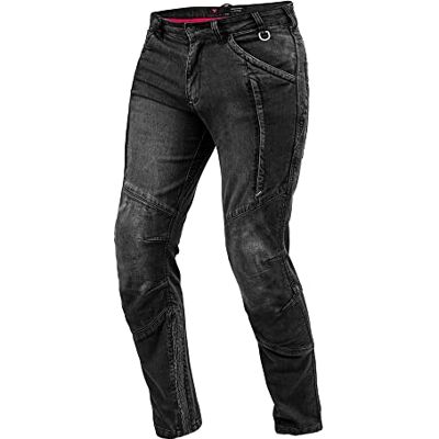 SHIMA Ghost Motorradjeans Herren Belüftete Elastische Slim Fit Biker Motorradhose Männer mit Kevlar-Verstärkungen, Knieprotektoren (Schwarz, 38) SHIMA Ghost Motorradjeans Herren Belüftete Elastische Slim Fit Biker Motorradhose Männer mit Kevlar-Verstärkungen, Knieprotektoren (Schwarz, 38)