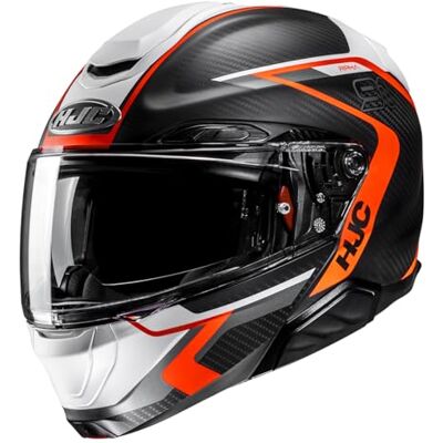 HJC Unisex RPHA 91 Carbon Lagos MC6HSF Modularer Motorradhelm, XL HJC Unisex RPHA 91 Carbon Lagos MC6HSF Modularer Motorradhelm, XL