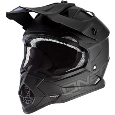 O'NEAL Motocross-Helm MX Enduro ABS-Schale, Lüftungsöffnungen für optimale Kühlung 2SRS Helmet Flat V.23 Erwachsene Schwarz Größe S (55/56 cm) O'NEAL Motocross-Helm MX Enduro ABS-Schale, Lüftungsöffnungen für optimale Kühlung 2SRS Helmet Flat V.23 Erwachsene Schwarz Größe S (55/56 cm)