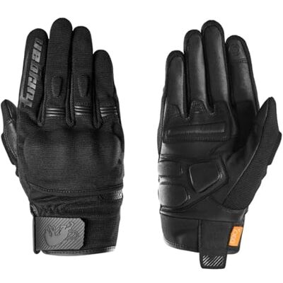 Furygan Jet D3O EVO Motorradhandschuhe für Herren 100% Lederhandfläche Komfort Sommerhandschuhe Atmungsaktiv & Leicht Bildschirmkompatibel Touch Screen, Schwarz Furygan Jet D3O EVO Motorradhandschuhe für Herren 100% Lederhandfläche Komfort Sommerhandschuhe Atmungsaktiv & Leicht Bildschirmkompatibel Touch Screen, Schwarz