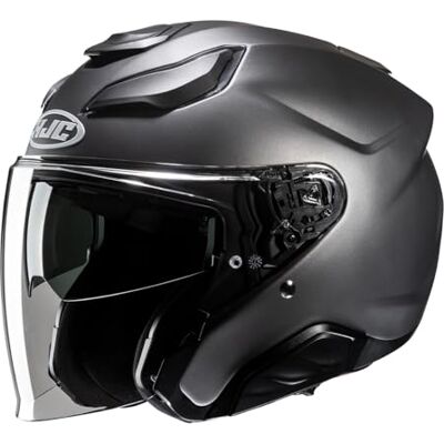 HJC , Jet-Motorradhelm F31 Halbmattes Titanium, XS HJC , Jet-Motorradhelm F31 Halbmattes Titanium, XS