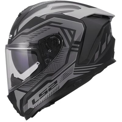 LS2 , Integraler Motorradhelm CHALLENGER II DRAVIX Grey, XL LS2 , Integraler Motorradhelm CHALLENGER II DRAVIX Grey, XL