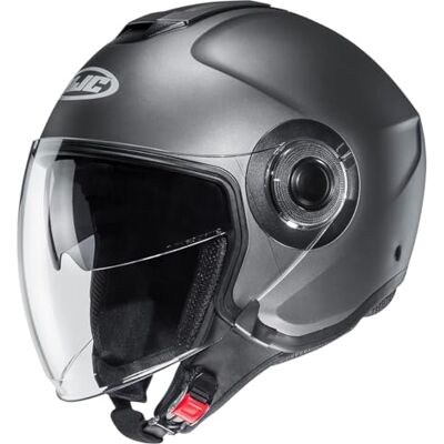 HJC , Motorrad-Jethelm i40N Semi Mat Titanium, XL HJC , Motorrad-Jethelm i40N Semi Mat Titanium, XL