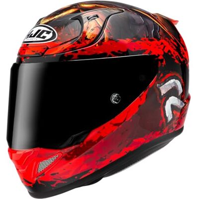 HJC , Integraler Motorradhelm RPHA 12 DIABLO BLIZZARD MC1, L HJC , Integraler Motorradhelm RPHA 12 DIABLO BLIZZARD MC1, L