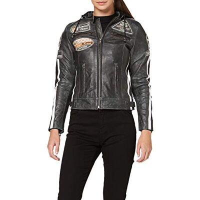 Urban 5884 Damen Motorrad Lederjacke mit Protektoren - Motorradjacke Urban 5884 Damen Motorrad Lederjacke mit Protektoren - Motorradjacke