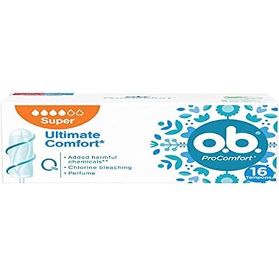o.b. OB Pro Comfort Tampons Super – 16 Stück o.b. OB Pro Comfort Tampons Super – 16 Stück