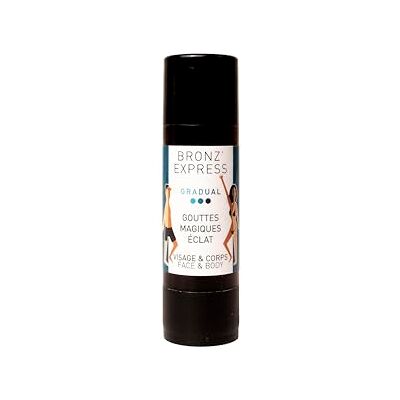 Bronz’Express Made In France Magische Selbstbräuner Tropfen Für Gesicht Und Körper Anpassbare Bräune Zum Mischen Vegane Formel 30 Milliliter Bronz’Express Made In France Magische Selbstbräuner Tropfen Für Gesicht Und Körper Anpassbare Bräune Zum Mischen Vegane Formel 30 Milliliter