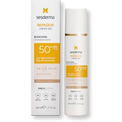 SESDERMA Repaskin Urban 365 SPF 50+ Depigmentierung 50 ml – Sonnenschutz mit Depigmentierungsformel, reduziert und verhindert Hautflecken, schützt vor UVA-/UVB-Strahlen SESDERMA Repaskin Urban 365 SPF 50+ Depigmentierung 50 ml – Sonnenschutz mit Depigmentierungsformel, reduziert und verhindert Hautflecken, schützt vor UVA-/UVB-Strahlen