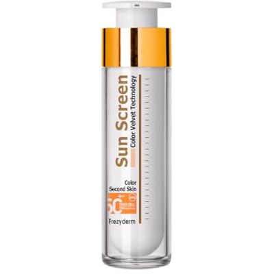 FREZYDERM Sonnencreme Color Velvet Gesicht SPF 50+ für das Gesicht verhindert Lichtalterung und Falten – Ölfreies mattes Finish – 50 ml FREZYDERM Sonnencreme Color Velvet Gesicht SPF 50+ für das Gesicht verhindert Lichtalterung und Falten – Ölfreies mattes Finish – 50 ml