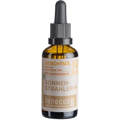 benecos BIO Gesichtsöl BIO-Karrottenmazerat SONNENSTRAHLER:IN -Frische & Glow benecos BIO Gesichtsöl BIO-Karrottenmazerat SONNENSTRAHLER:IN -Frische & Glow