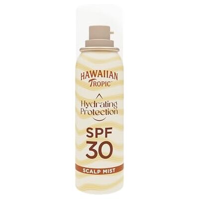HAWAIIAN Tropic Hydrating Protection Kopfhaut-Sonnenschutz-Spray LSF 30, einfaches tägliches Sonnenschutzspray für alle Haarfarben, 60 ml HAWAIIAN Tropic Hydrating Protection Kopfhaut-Sonnenschutz-Spray LSF 30, einfaches tägliches Sonnenschutzspray für alle Haarfarben, 60 ml