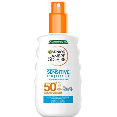 Garnier Ambre Solaire Sensitive expert+ Sonnenspray SPF 50 Garnier Ambre Solaire Sensitive expert+ Sonnenspray SPF 50