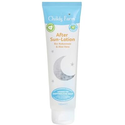 Childs Farm After Sun-Lotion für Kinder und Babys mit Bio-Kokosnuss Duft, 100ml Beruhigend und feuchtigkeitsspendend Für trockene, empfindliche oder auch zu Ekzemen neigende Haut geeignet Childs Farm After Sun-Lotion für Kinder und Babys mit Bio-Kokosnuss Duft, 100ml Beruhigend und feuchtigkeitsspendend Für trockene, empfindliche oder auch zu Ekzemen neigende Haut geeignet