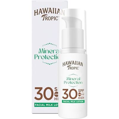 HAWAIIAN Tropic Mineral Protection Facial Milk LSF 30 UVA + UVB Protection 50ml HAWAIIAN Tropic Mineral Protection Facial Milk LSF 30 UVA + UVB Protection 50ml