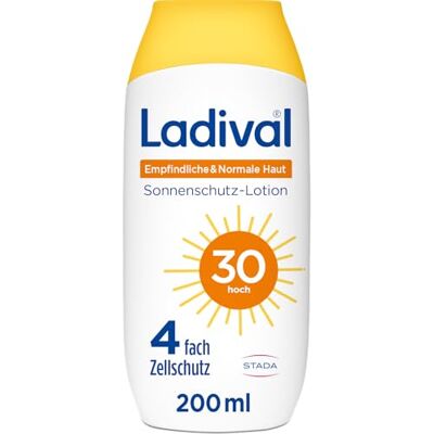 Ladival Empfindliche & Normale Haut LSF 30 Lotion - Sonnenschutz Ladival Empfindliche & Normale Haut LSF 30 Lotion - Sonnenschutz