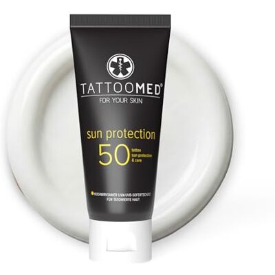 TattooMed Sun Protection LSF50 Sonnenschutz für Tätowierte Haut 1er Pack (1 x 100 ml) TattooMed Sun Protection LSF50 Sonnenschutz für Tätowierte Haut 1er Pack (1 x 100 ml)