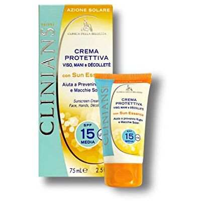 CLINIANS Sonnencreme Gesicht Hände Dekolleté Fp 15-75 ml CLINIANS Sonnencreme Gesicht Hände Dekolleté Fp 15-75 ml